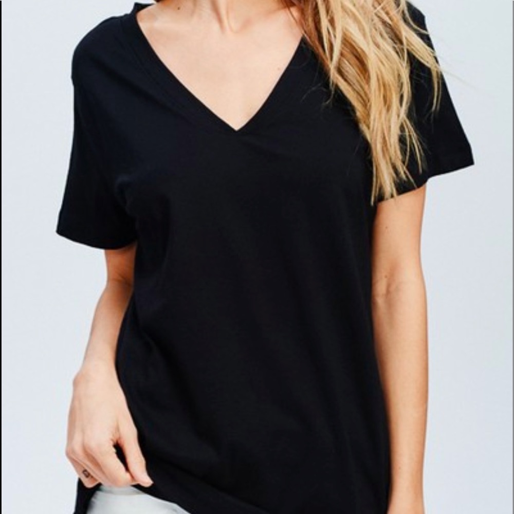 NWT Basic black tee